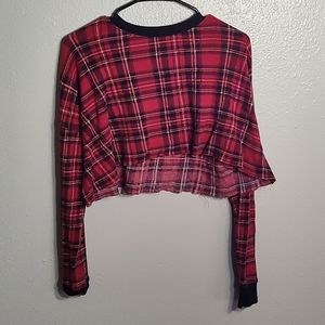 Tartan crop top